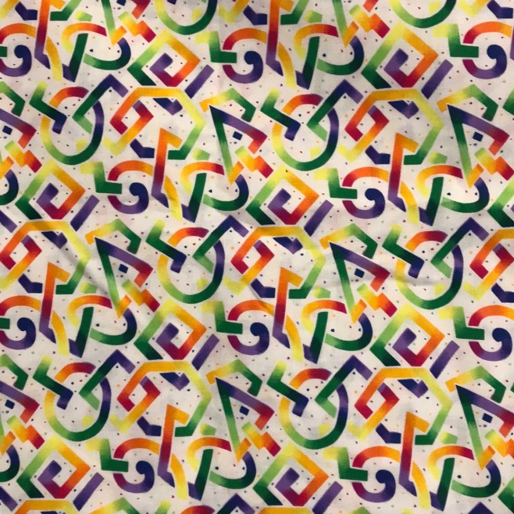 Colorful Cotton Quilting Fabric 4 yards